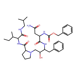 BzOCAsnPhe(CHOHCH2)ProIleNHiBu structure