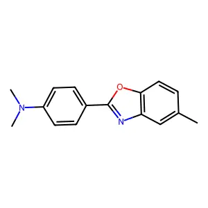 N,N-Dimethyl-4-(5-methylbenzo[d]oxazol-2-yl)aniline structure