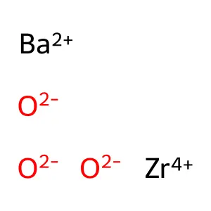 Barium zirconium oxide structure