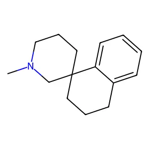 1'-Methylspiro(2,3-dihydro-1H-naphthalene-4,3'-piperidine) structure