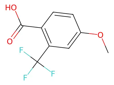 4-methoxy-2-(trifluoromethyl)benzoic Acid structure