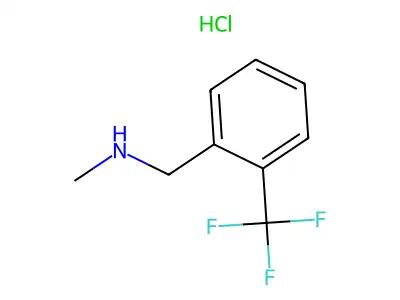 N-Methyl-1-[2-(trifluoromethyl)phenyl]methanamine structure