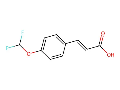 3-(4-Difluoromethoxy-phenyl)-acrylic acid structure