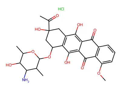 2'-C-Methyldaunomycin structure