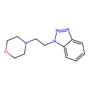 1H-Benzotriazole, 1-[1-(4-morpholinyl)ethyl]- structure