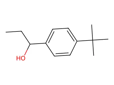 1-(4-Tert-butylphenyl)propan-1-ol structure