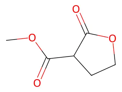 Methyl 2-oxooxolane-3-carboxylate structure