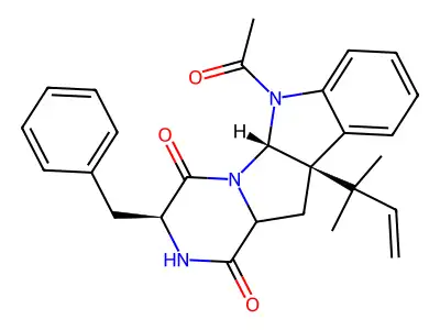Fructigenine A structure