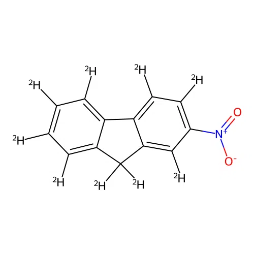 2-Nitrofluorene-d9 structure