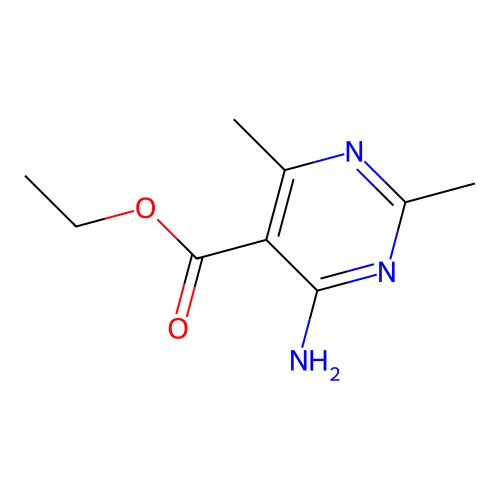 Ethyl 4-amino-2,6-dimethylpyrimidine-5-carboxylate structure