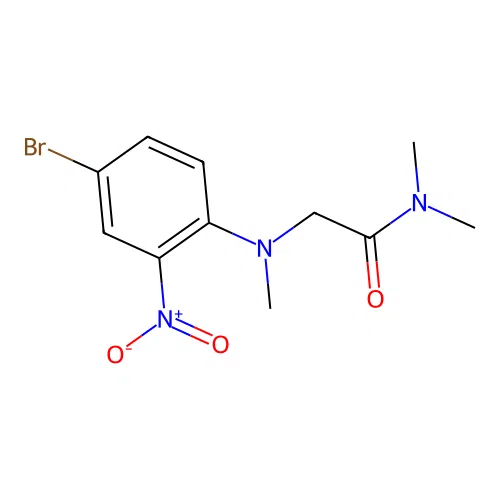 2-((4-Bromo-2-nitrophenyl)(methyl)amino)-N,N-dimethylacetamide structure