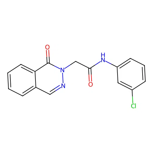 N-(3-chlorophenyl)-2-(1-oxophthalazin-2(1H)-yl)acetamide structure