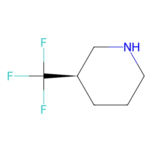 (3R)-3-(trifluoromethyl)piperidine structure