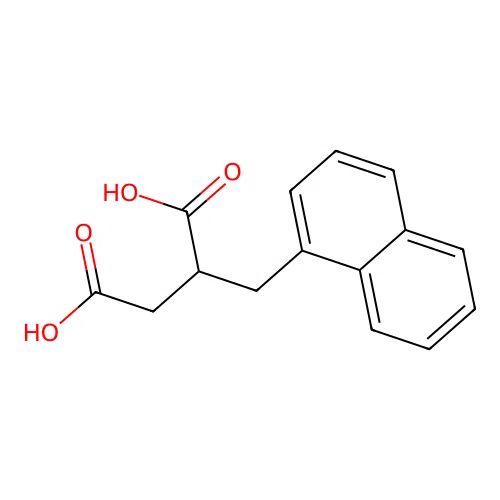 2-(Naphthalen-1-ylmethyl)succinic acid structure