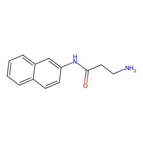 3-amino-N-(naphthalen-2-yl)propanamide structure
