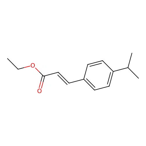 Ethyl p-isopropylcinnamate structure