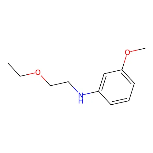 N-(2-ethoxyethyl)-3-methoxyaniline structure