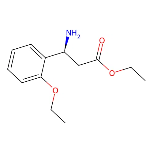 ethyl (3S)-3-amino-3-(2-ethoxyphenyl)propanoate structure
