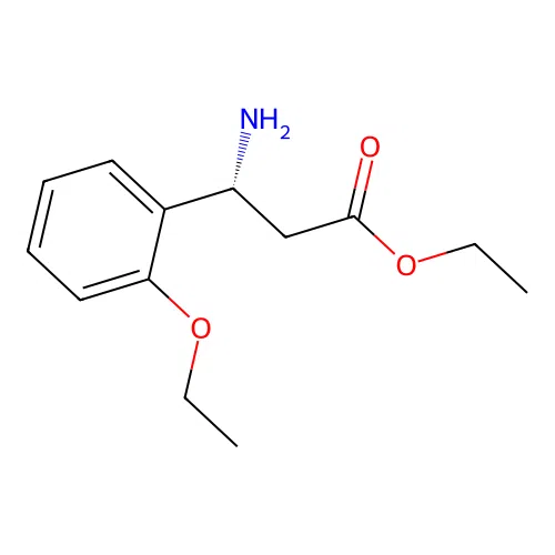 ethyl (3R)-3-amino-3-(2-ethoxyphenyl)propanoate structure