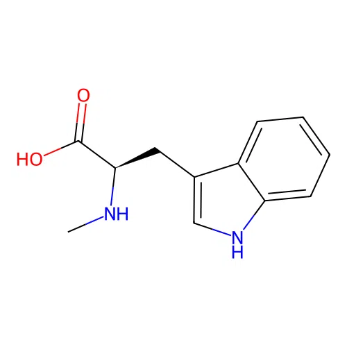 n-Methyl-d-tryptophan structure