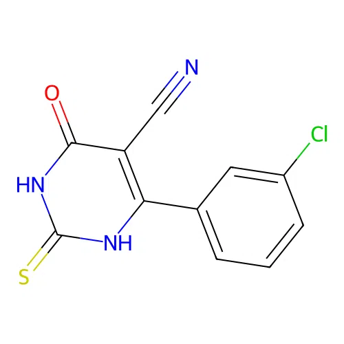 4-(3-Chlorophenyl)-6-hydroxy-2-sulfanylpyrimidine-5-carbonitrile structure