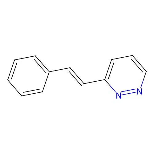 (E)-3-Styrylpyridazine structure