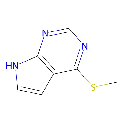 4-(Methylsulfanyl)-7h-pyrrolo[2,3-d]pyrimidine structure