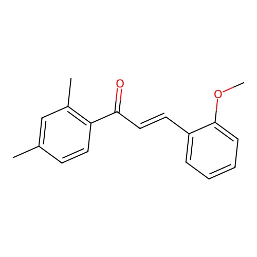 (2E)-1-(2,4-Dimethylphenyl)-3-(2-methoxyphenyl)prop-2-en-1-one structure