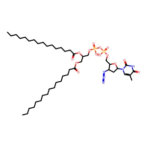 AZT Diphosphate dipalmitoylglycerol (liposomal formulation) structure