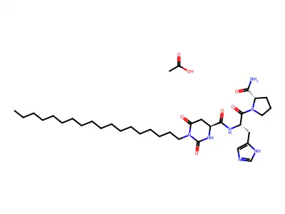 C34H57N7O5.3/2H2O structure