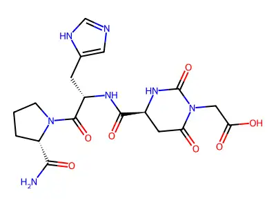 C18H23N7O7.3/2H2O structure