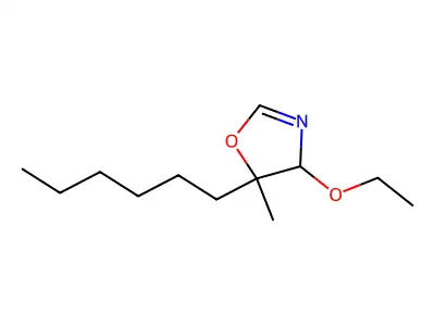 4-ethoxy-5-hexyl-5-methyl-4H-oxazole structure