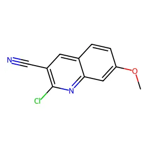 2-Chloro-7-methoxyquinoline-3-carbonitrile structure