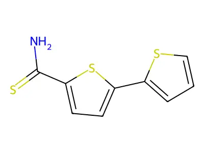 2,2'-Bithiophene-5-carbothioamide structure
