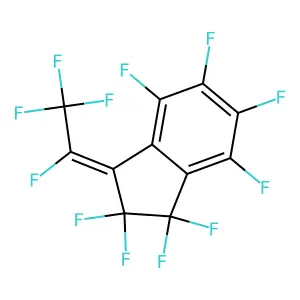 Perfluoro(1-ethylideneindane) structure