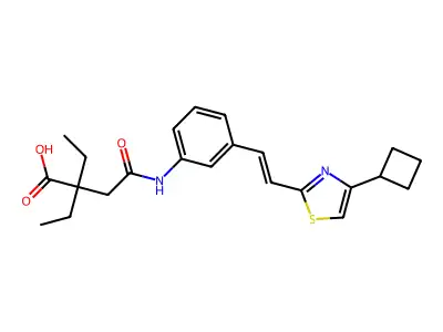 Cinalukast structure