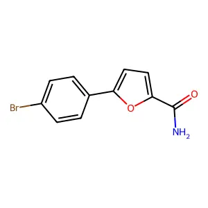 5-(4-Bromophenyl)furan-2-carboxamide structure