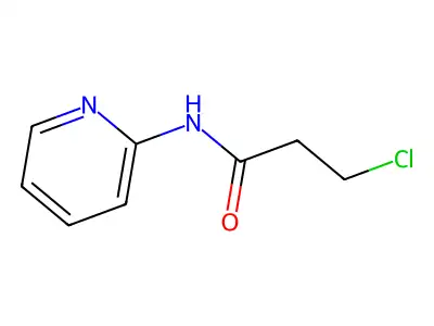 3-chloro-N-(pyridin-2-yl)propanamide structure