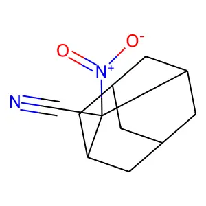 2-Cyano-2-nitroadamantane structure