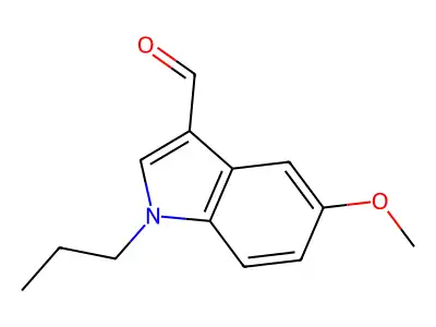 5-Methoxy-1-propyl-1H-indole-3-carbaldehyde structure