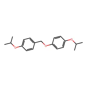 1-Propan-2-yloxy-4-((4-propan-2-yloxyphenoxy)methyl)benzene structure