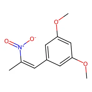 (E)-1,3-Dimethoxy-5-(2-nitroprop-1-en-1-yl)benzene structure