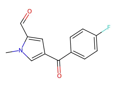 4-(4-Fluorobenzoyl)-1-methyl-1H-pyrrole-2-carbaldehyde structure