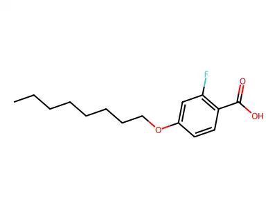 2-Fluoro-4-octyloxybenzoic acid structure