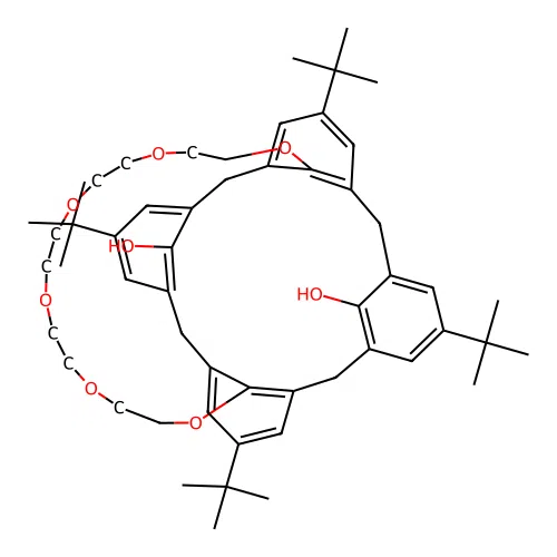4-TERT-BUTYL-CALIX[4]ARENE-CROWN-6-COMPLEX structure