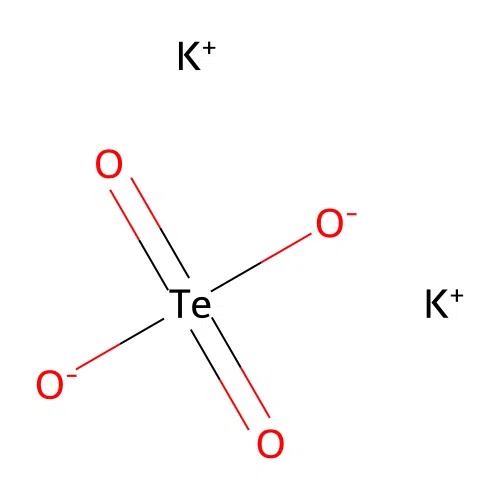 Telluric acid (H2TeO4), potassium salt (1:2) structure