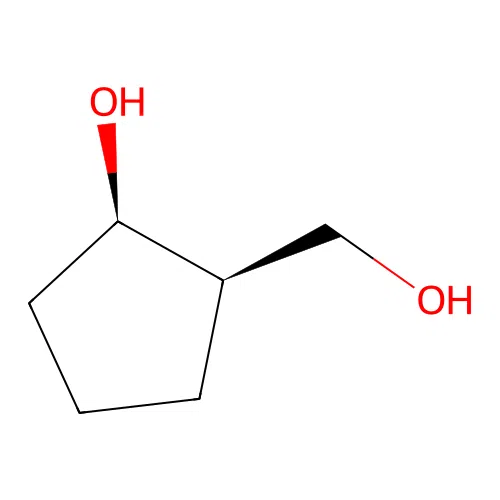 rel-(1R,2R)-2-Hydroxycyclopentanemethanol structure