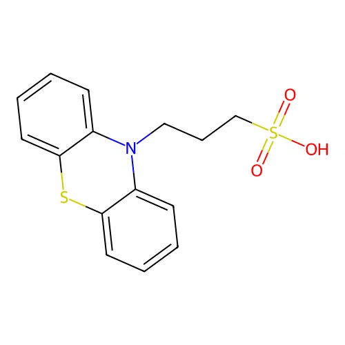 3-(10H-Phenothiazin-10-yl)propane-1-sulfonic acid structure