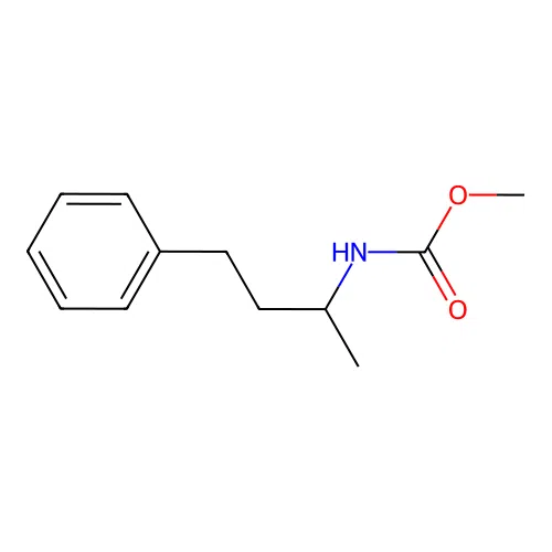 Methyl (4-phenylbutan-2-yl)carbamate structure