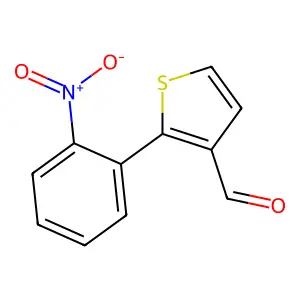 2-(2-Nitrophenyl)thiophene-3-carbaldehyde structure